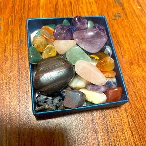 Assorted mix of rocks and crystals